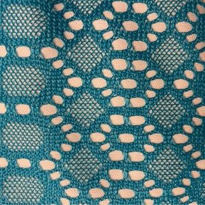 Alya Blue Lined Shorts